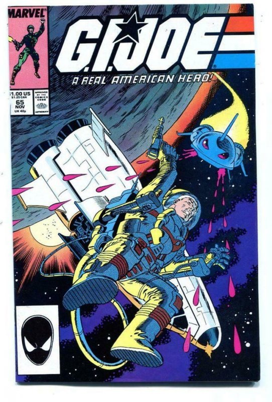 GI JOE #65, VF/NM, Marvel, Larry Hama, Ron Wagner, 1982 1987, War