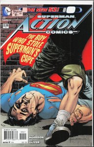 Action Comics #0 Rags Morales Cover (2012) Superman