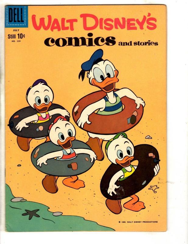 Walt Disney's Comics & Stories # 238 FN Dell Comic Book Donald Duck JL3