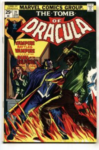 Tomb of Dracula #21 1973 horror Marvel comic book nm-