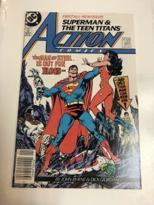 Action Comics (1987) # 584 (NM) Canadian Price Variant CPV Byrne It Up !