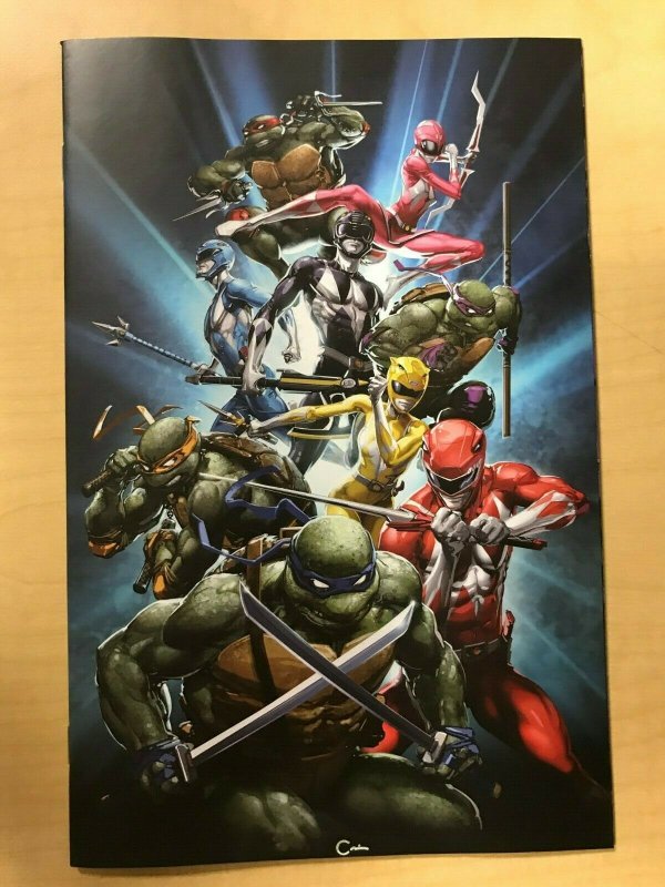 Power Rangers Teenage Mutant Ninja Turtles 1 Clayton Crain Virgin Variant 300 Comic Books 