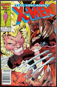 The Uncanny X-Men #213 Newsstand Edition (1987)