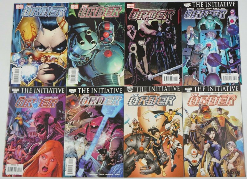 the Order #1-10 VF/NM complete series + variant CALIFORNIA HEROES matt fraction