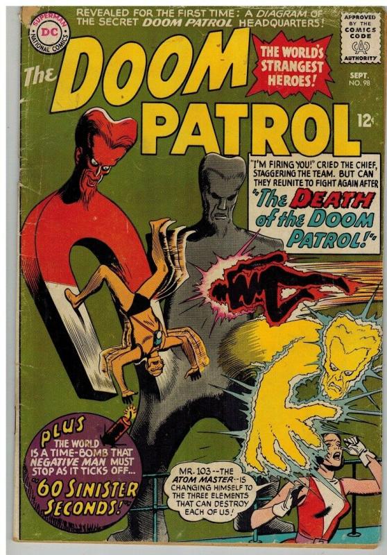 DOOM PATROL 98 FR-G Sept. 1965