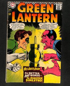 Green Lantern #52 Sinestro!