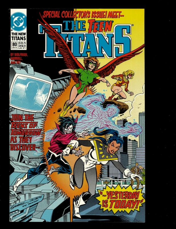 Lot Of 12 New Titans DC Comics # 69 70 71 73 74 75 76 77 78 79 80 81 Cyborg JF7