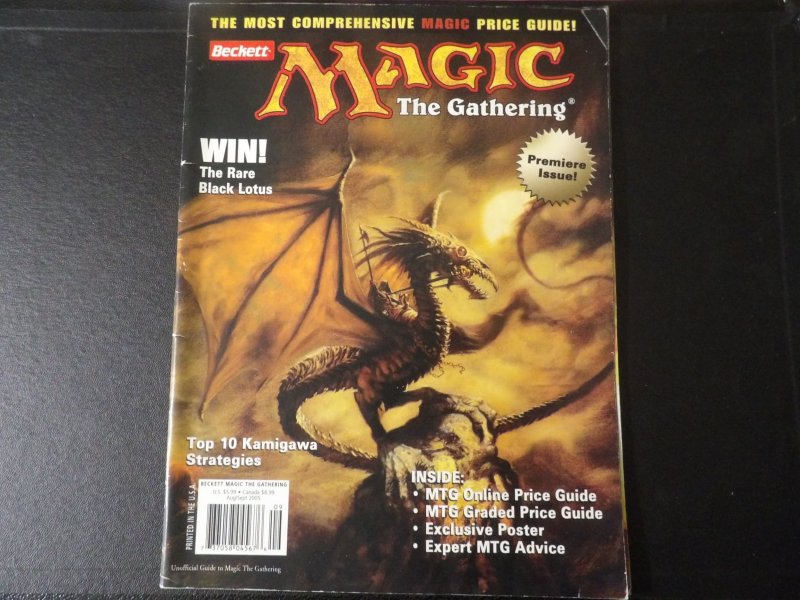 Magic the Gathering #1 Beckett Price Guide Magazine 2005 VG+