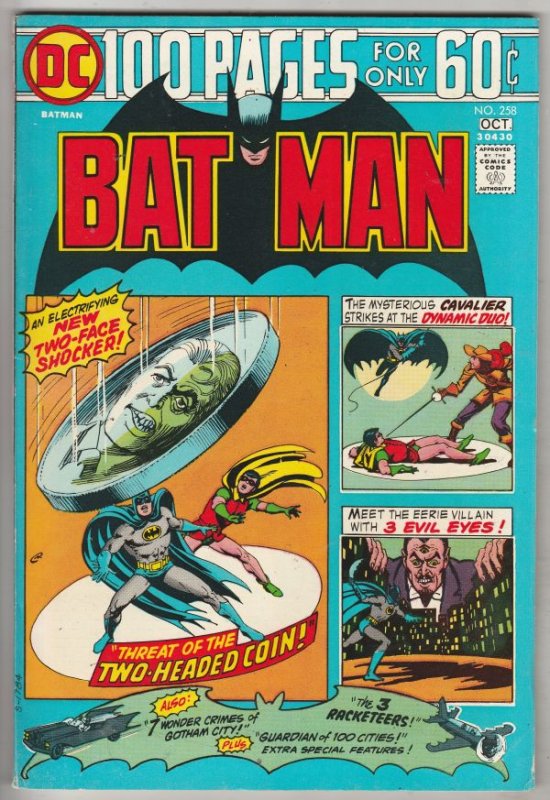 Batman #258 (Oct-74) VF+ High-Grade Batman