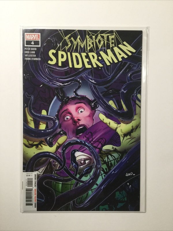 Symbiote Spider-Man 4 Near Mint Nm Land Cover Marvel