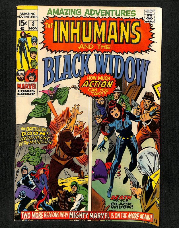 Amazing Adventures #3 Black Widow Inhumans!