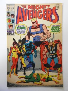 The Avengers #68 (1969) VG Condition! cover and 1st wrap detached bottom staple
