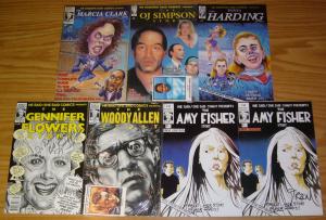 He Said/She Said Comics #1-6 VF/NM complete series + variant O.J. SIMPSON set