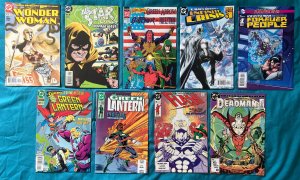 DC MISC Titles 9 PC LOT  - Includes Wonder Woman, Flash & Green Lantern. (9.0)