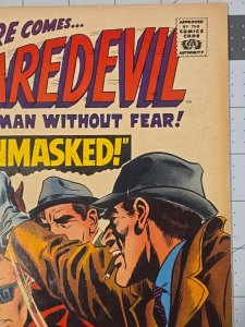 Daredevil #29 Unmasked (Marvel Comics June 1967) Silver Age