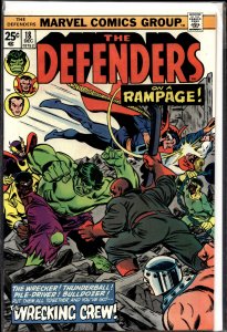 The Defenders #18 (1974) The Defenders [Key Issue]