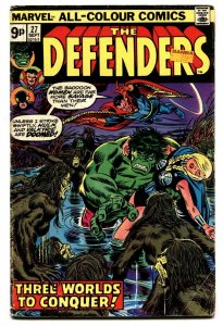 THE DEFENDERS #27-HULK-DR. Strange-Comic Book-Rare PENCE VARIANT