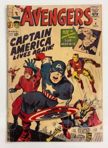 The Avengers #4 (1964) incomplete missing centerfold impacts story