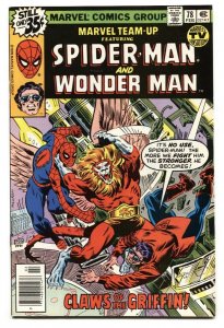 Marvel Team-up #78- SPIDER-MAN and WONDER MAN NM-