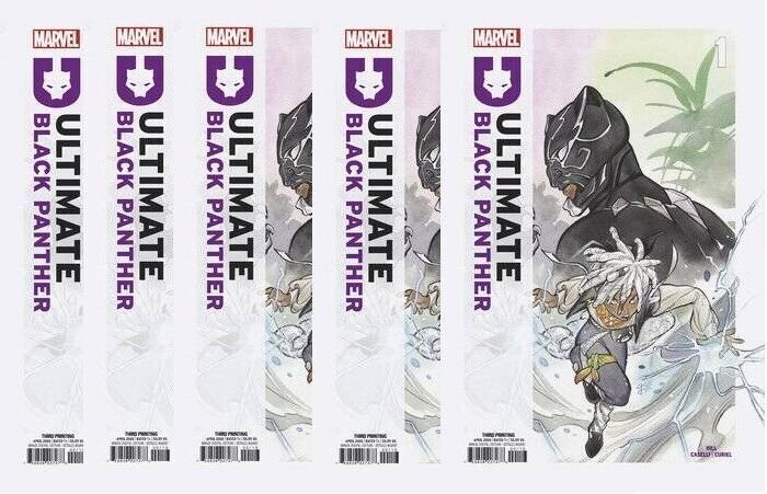 (2024) 5 COPIES ULTIMATE BLACK PANTHER #1 4th Print PEACH MOMOKO Variant Cover