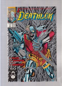 Deathlok #1 - Denys Cowan Art! (9.0) 1991