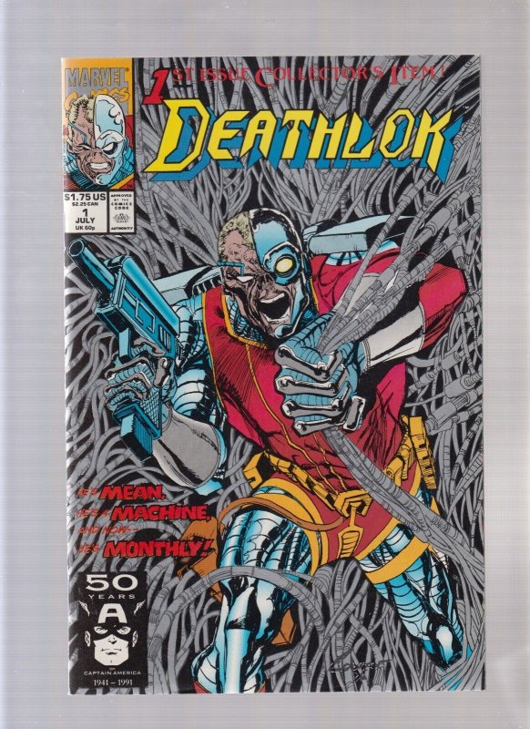 Deathlok #1 - Denys Cowan Art! (9.0) 1991