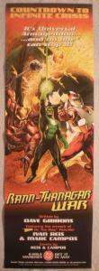 INFINITE CRISIS : RANN-THANAGAR WAR Promo Poster, Unused, more in our store