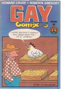 Gay Comics (Bob Ross) #5 FN ; Kitchen Sink | Underground Comix