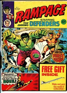 Rampage #1 1977-Marvel-1st issue-Defenders-Nova-VG/FN