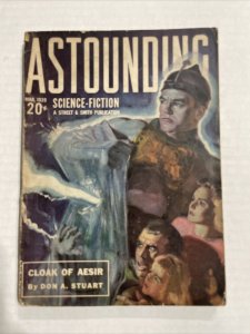 Astounding Science Fiction Pulp March  1939 Volume 23 #1 Good+ 2.5