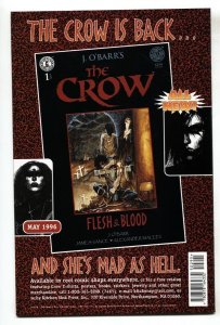 The Crow: Dead Time #3-J. O'Barr comic book 1996-Kitchen Sink