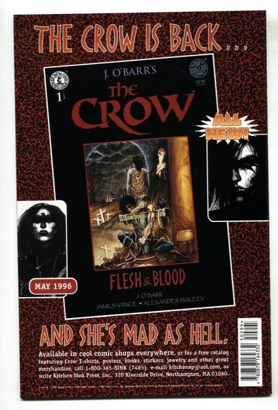 The Crow: Dead Time #3-J. O'Barr comic book 1996-Kitchen Sink