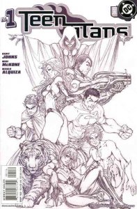 Teen Titans (3rd Series) #1 (4th) VF ; DC | Geoff Johns Michael Turner