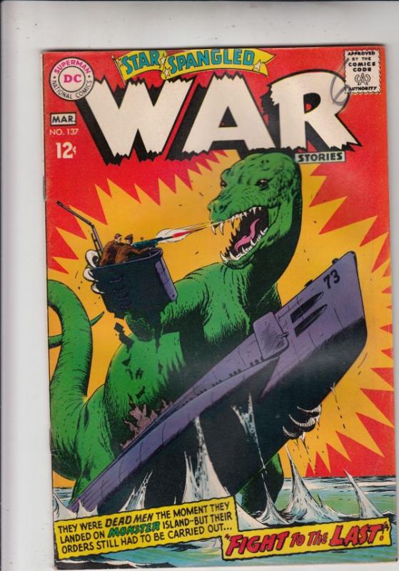 Star Spangled War Stories #137 (Mar-68) VG+ Affordable-Grade Dinosaur