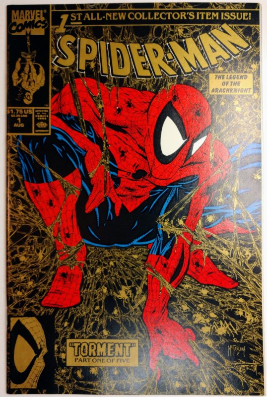 Spider-Man #1 Gold 2nd Print (9.4, 1990)