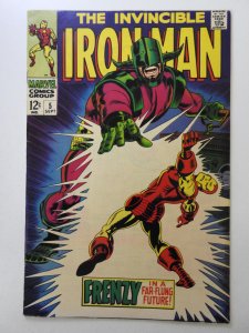 Iron Man #5 (1968) Silver Age Shellhead!! Sharp VG+ Condition!