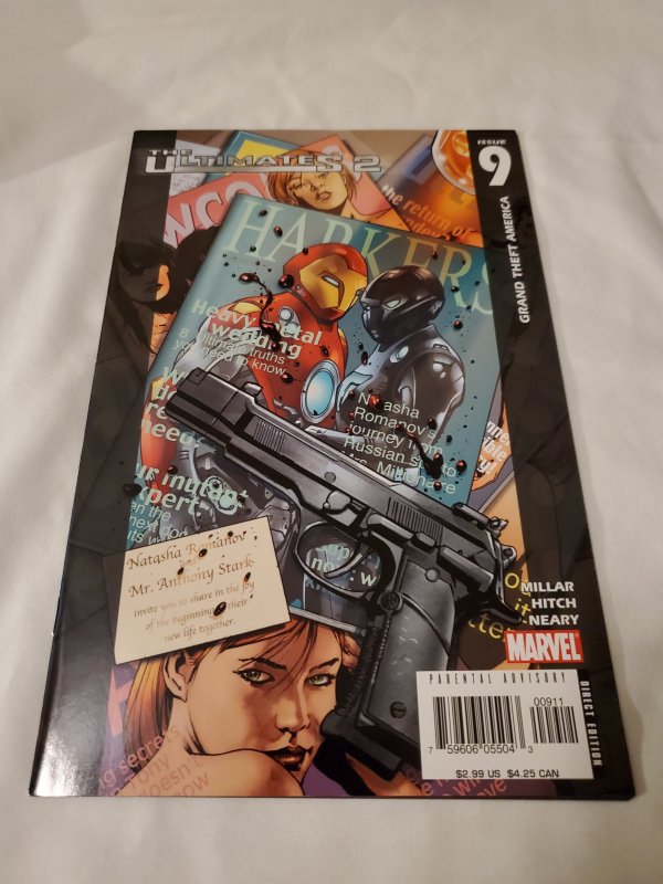 Ultimates 2 9 Near Mint- Cover by Bryan Hitch