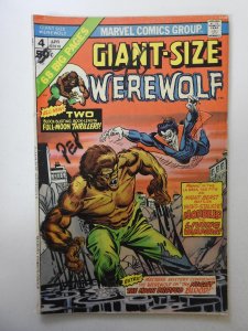 Giant-Size Werewolf #4 (1975) GD/VG Condition! 1 1/2 in spine split