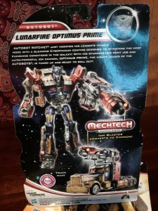 2X Transformers dark of the moon Mechtech  LUNAFIRE OPTIMUS PRIME Bumblebee