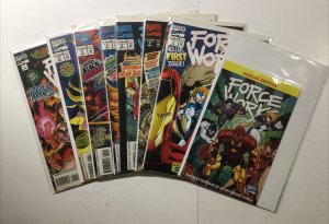 Force Works 1-7 1 2 3 4 5 6 7 Ashcan Lot Run Set Near Mint Nm Marvel