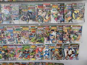 Huge Lot 150 Low Grade Comics W/ Captain America, Defenders, Iron Man See desc