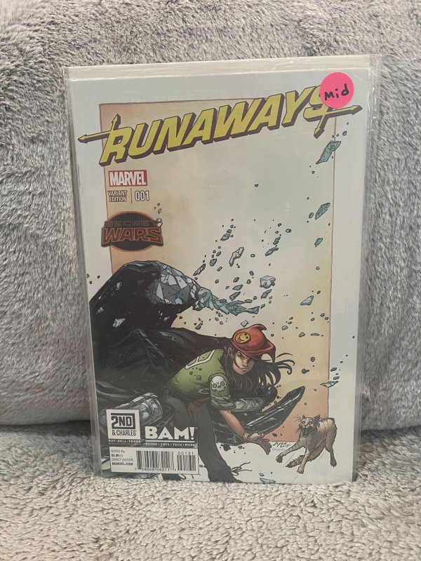 Runaways #1 Bam! Cover (2015)