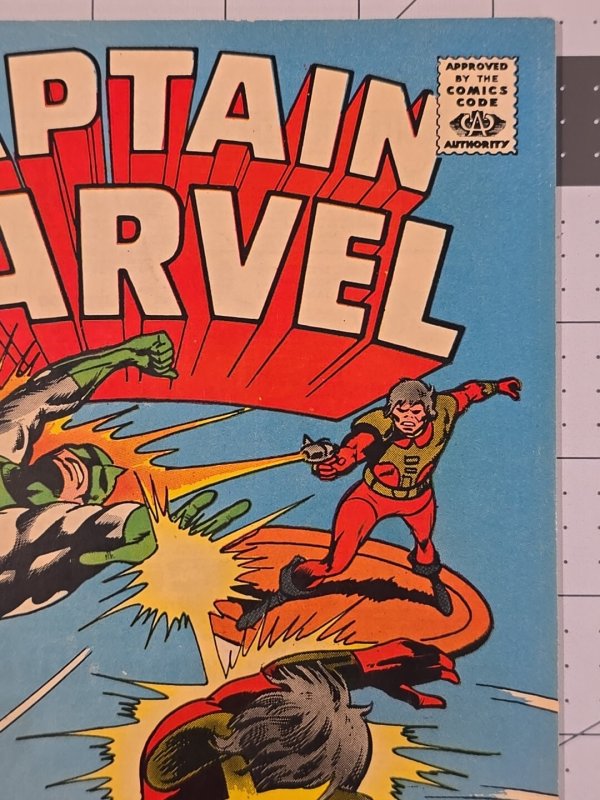 Marvel Comics Captain Marvel #9 January 1969 Between Hammer and Anvil