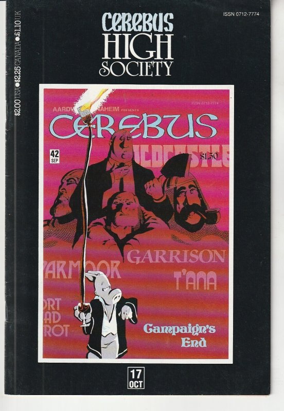 Cerebus The Aardvark # 39,40,41,42,43,44,45