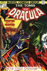 TOMB OF DRACULA (1972 Series)  (MARVEL) #21 Good Comics Book
