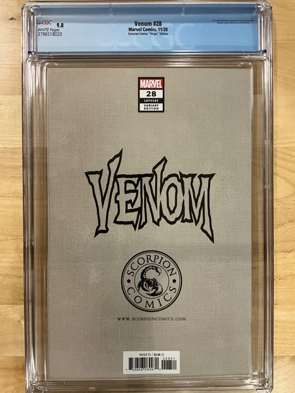 Venom #28 Momoko Virgin Cover (2020) CGC 9.8