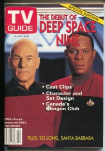 TV Guide 1/9/1993-Debut of Deep Space Nine Special Edition-NM