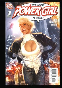 Power Girl #1 NM+ 9.6 Adam Hughes Cover!