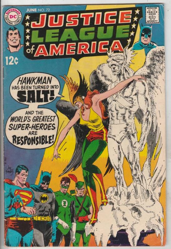 Justice League of America #72 (Jun-69) FN+ Mid-High-Grade Justice League of A...