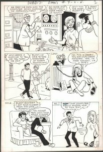 Debbi's Dates #4 p.2 - Computer Dating Service - 1969 art by Unknown